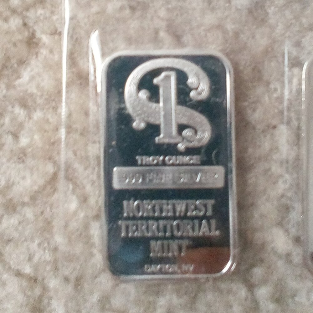 1 Troy oz. Silver Bar Bullion: N.W. Territorial Mint. Sealed. Uncirculated. New - Picture 6 of 9
